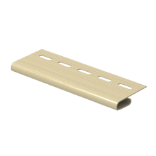 Завершающая планка (ПВХ) Классика - цвет кофе с молоком