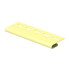 Завершающая планка (ПВХ) Классика - цвет кремовый