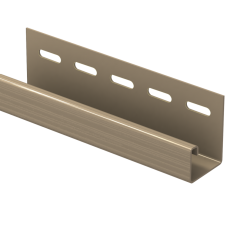 J-планка (ПВХ) Классика - цвет бежевый