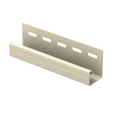 J-планка (ПВХ) Классика - цвет ванильный